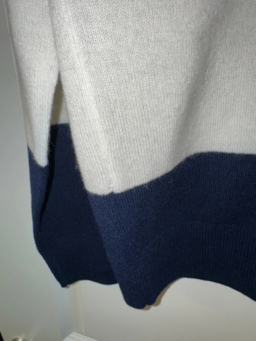 J.Crew Cashmere Crewneck Sweater in Rugby Stripe